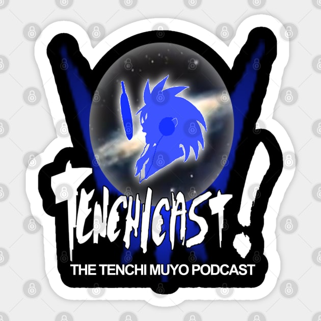 Tenchicast! The Tenchi Muyo Podcast Shirt Sticker by Tenchiforum